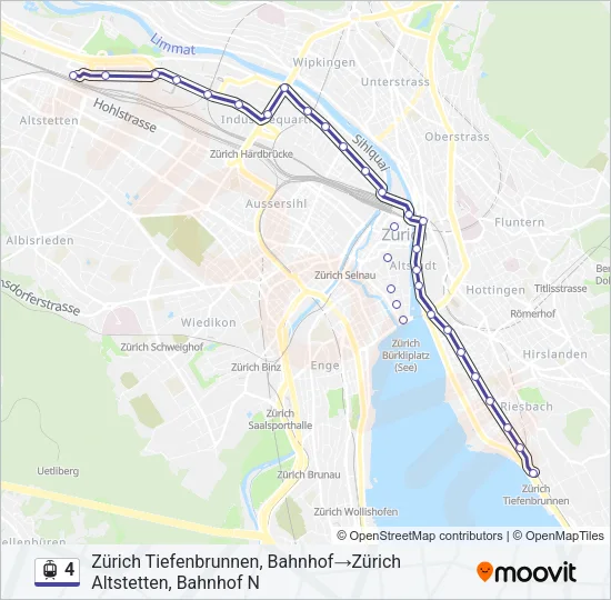 4 Light Rail Line Map
