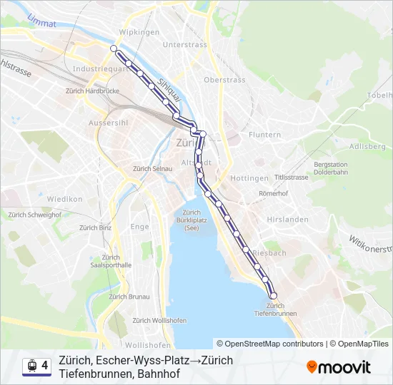 4 Light Rail Line Map