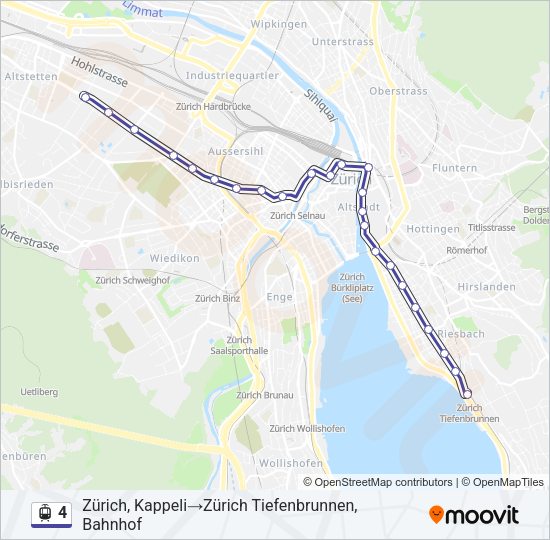 4 Light Rail Line Map