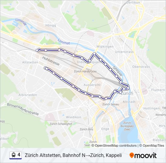 4 Light Rail Line Map