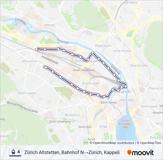 4 Light Rail Line Map
