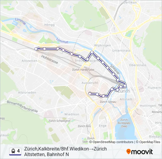 4 Light Rail Line Map