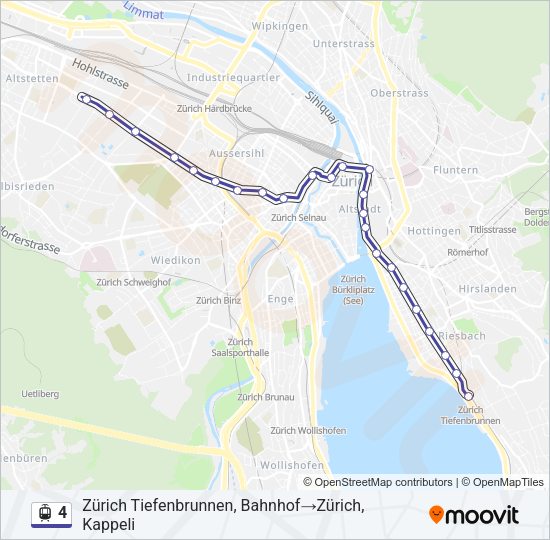 4 Light Rail Line Map