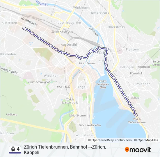 4 Light Rail Line Map