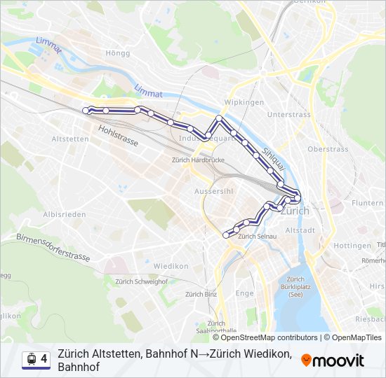 4 Light Rail Line Map