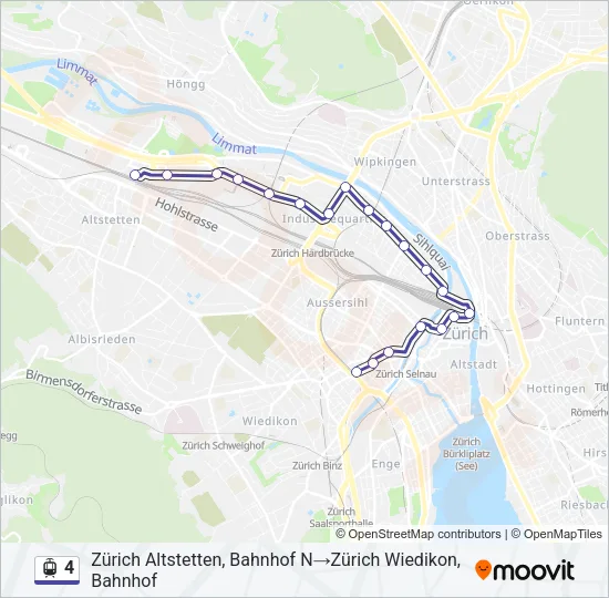 4 Light Rail Line Map