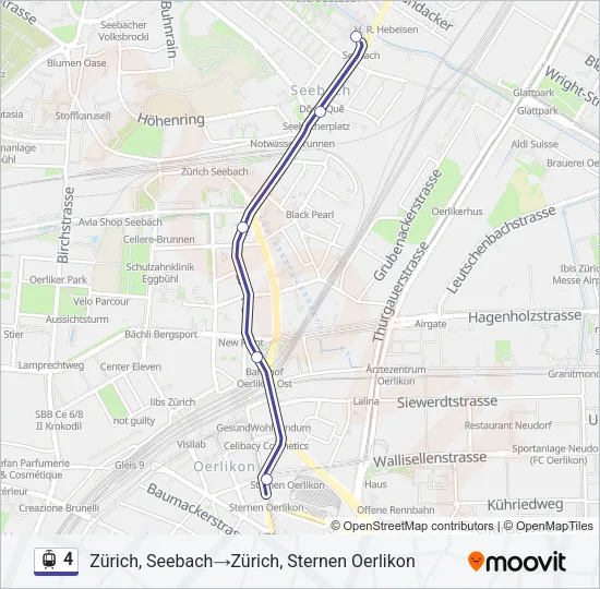 4 Light Rail Line Map