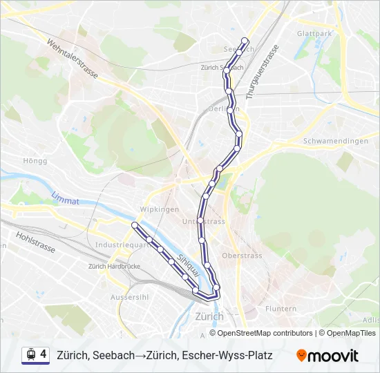 4 Light Rail Line Map