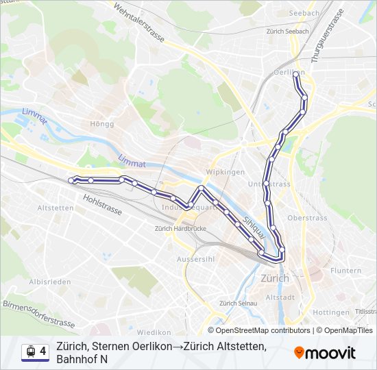 4 Light Rail Line Map