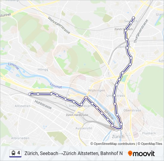 4 Light Rail Line Map