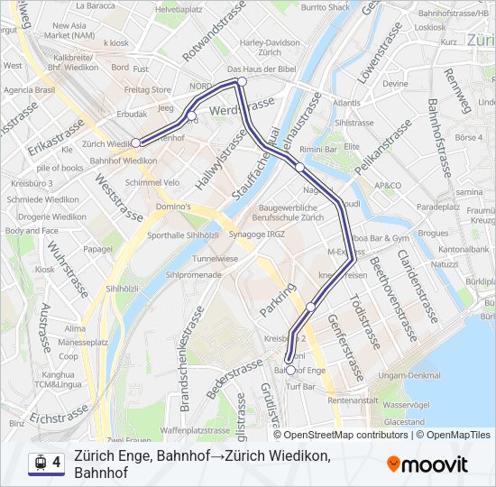 4 Light Rail Line Map