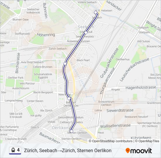 4 Light Rail Line Map