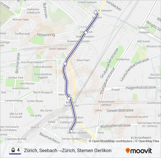 4 Light Rail Line Map