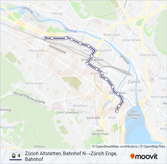 4 Light Rail Line Map
