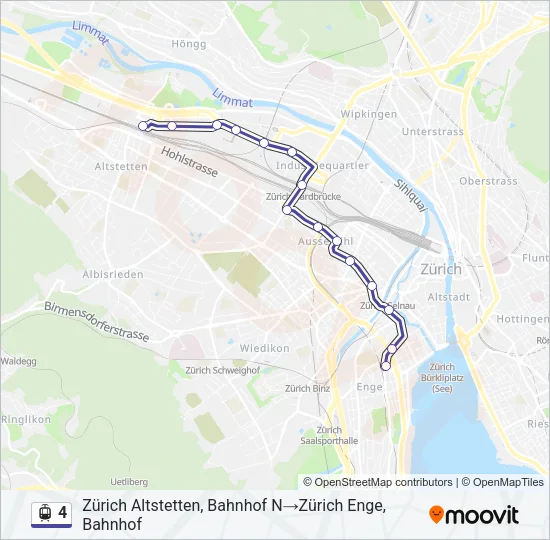 4 Light Rail Line Map