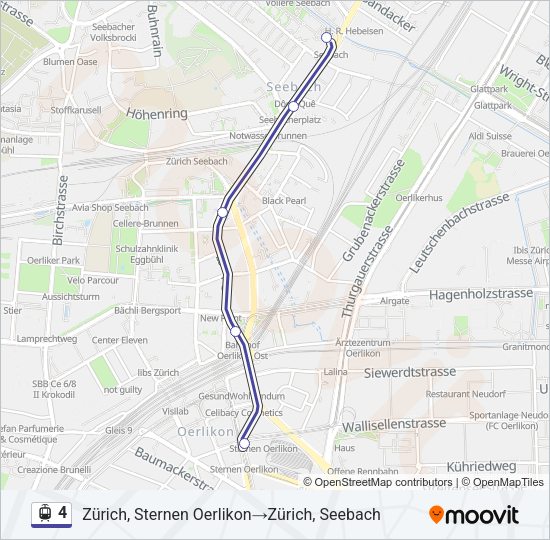 4 Light Rail Line Map