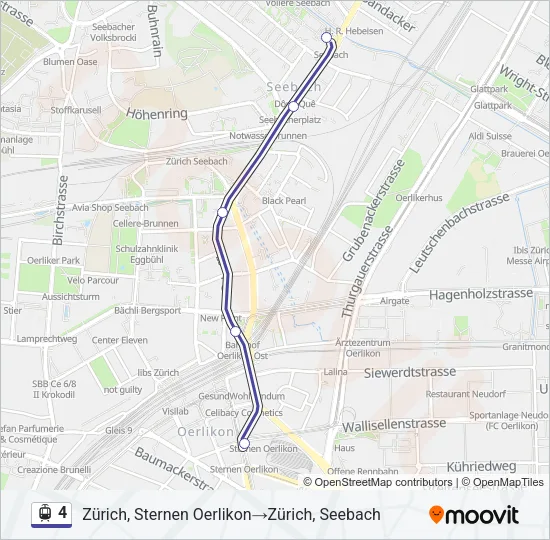 4 Light Rail Line Map