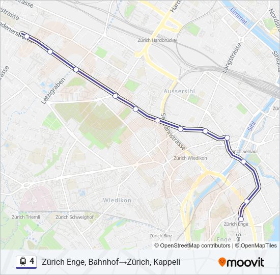 4 Light Rail Line Map