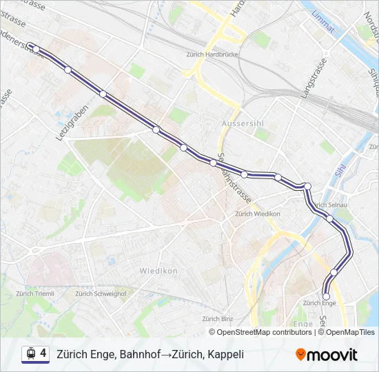 4 Light Rail Line Map