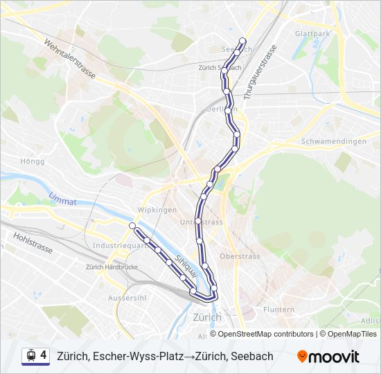 4 Light Rail Line Map
