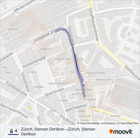 4 Light Rail Line Map