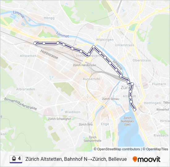 4 Light Rail Line Map