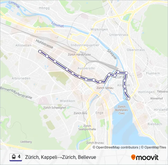 4 Light Rail Line Map