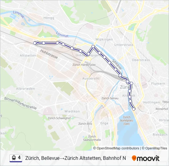 4 Light Rail Line Map