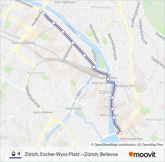 4 Light Rail Line Map