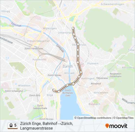 5 Light Rail Line Map