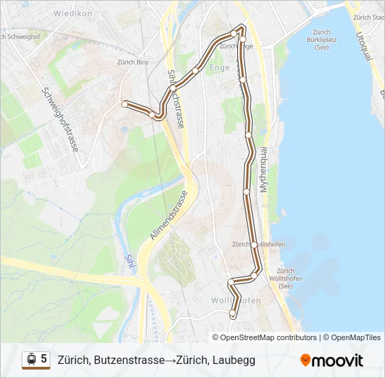 5 Light Rail Line Map