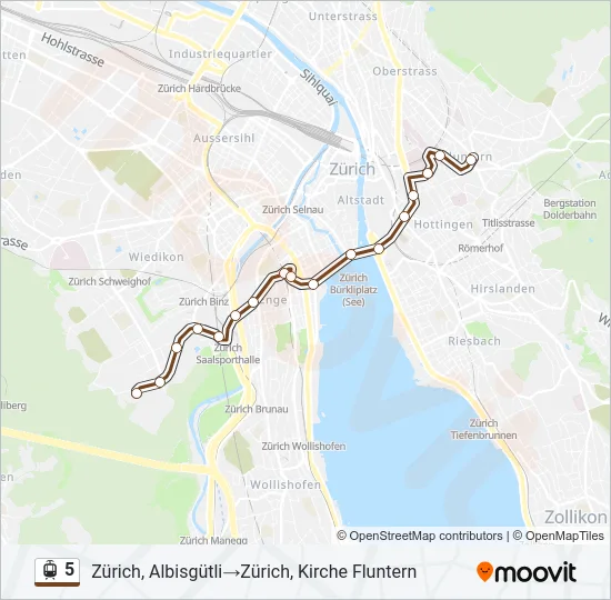 5 Light Rail Line Map