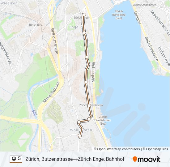 5 Light Rail Line Map