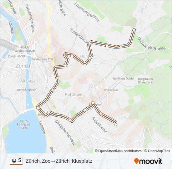 5 Light Rail Line Map