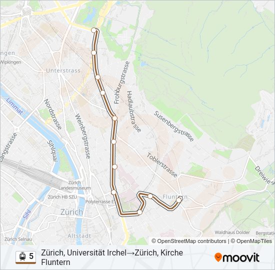 5 Light Rail Line Map