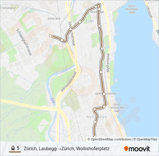 5 Light Rail Line Map