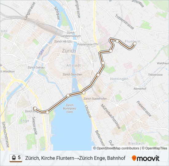 5 Light Rail Line Map