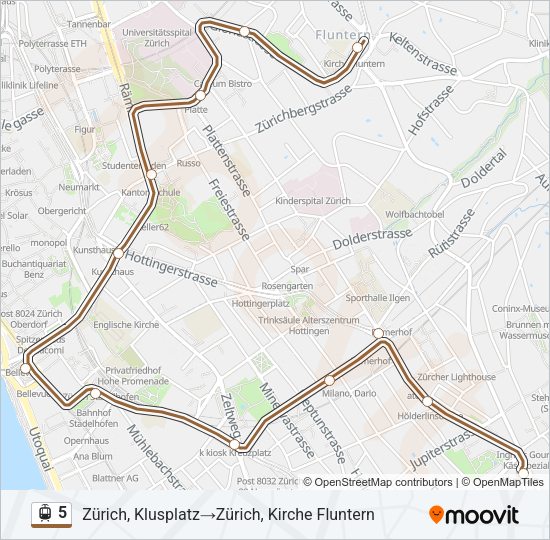 5 Light Rail Line Map