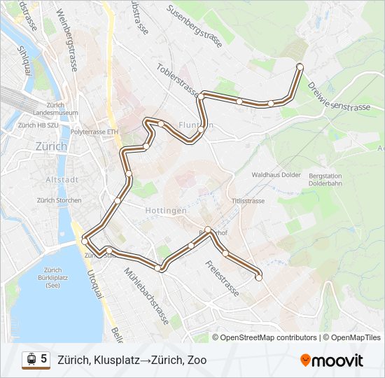 5 Light Rail Line Map