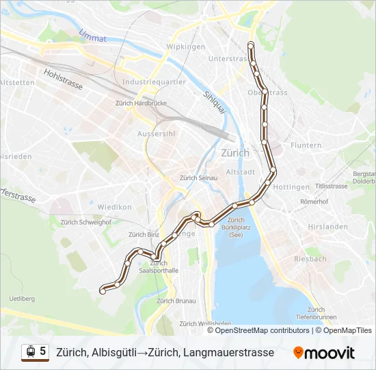 5 Light Rail Line Map