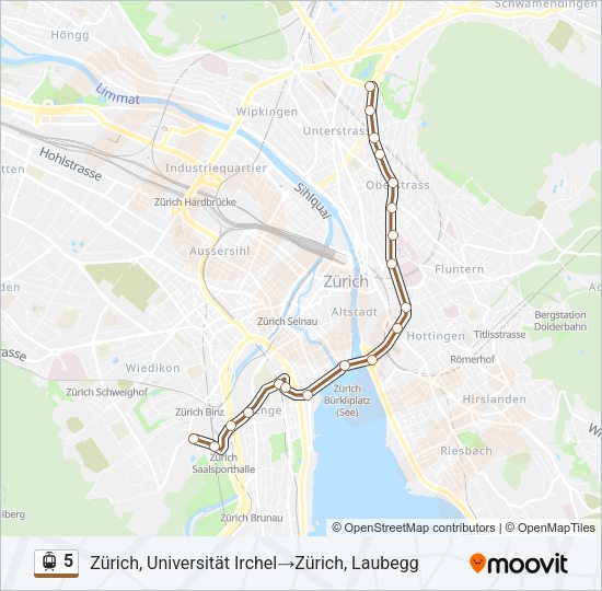 5 Light Rail Line Map