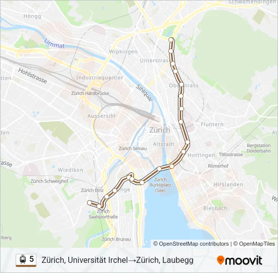 5 Light Rail Line Map