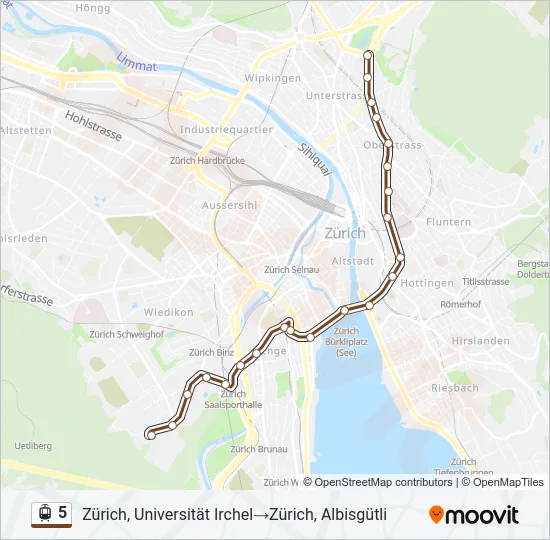5 Light Rail Line Map