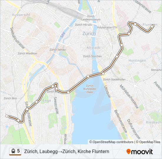 5 Light Rail Line Map