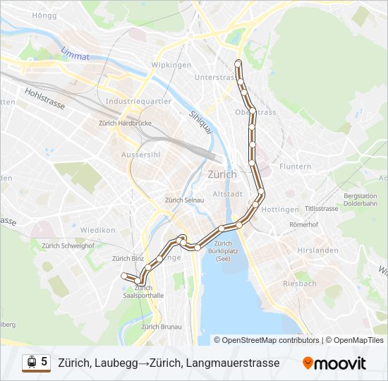 5 Light Rail Line Map