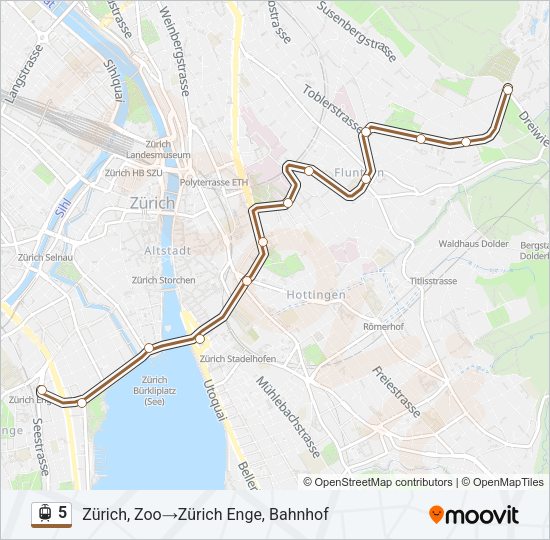 5 Light Rail Line Map