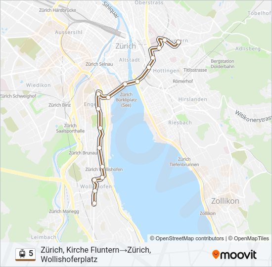 5 Light Rail Line Map