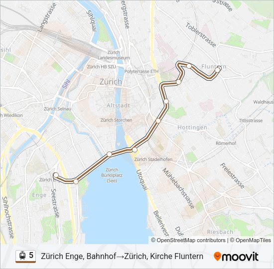 5 Light Rail Line Map