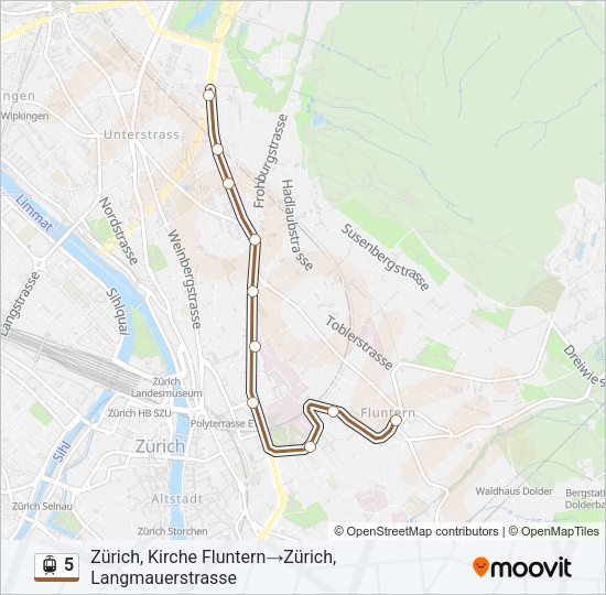 5 Light Rail Line Map