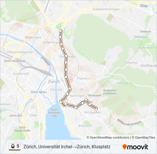 5 Light Rail Line Map
